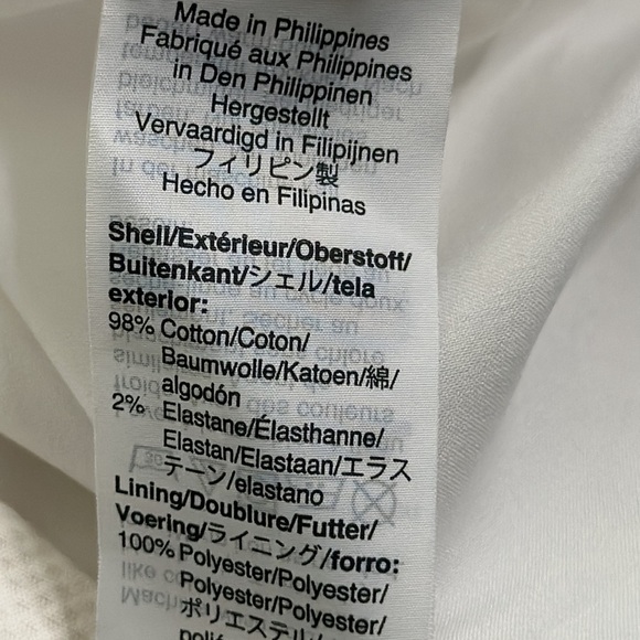 J crew 365 white cotton mini dress size 8 - Picture 8 of 8